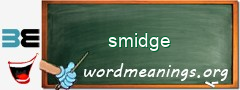 WordMeaning blackboard for smidge